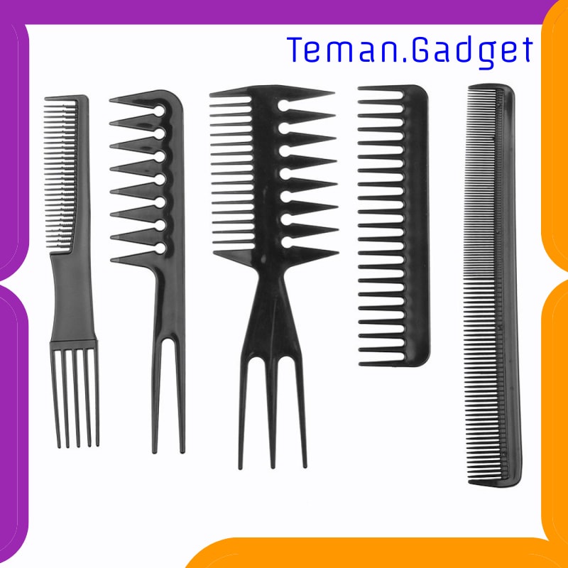 TG-FE161 SISIR RAMBUT SALON HAIR COMB 10 SET - YS-254