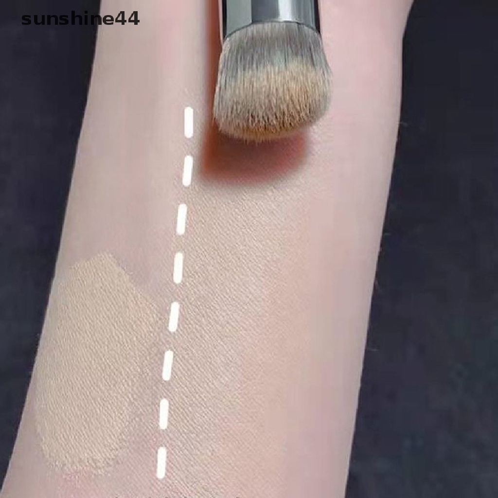 Sunshine Set Brush Foundation / Concealer 170 270 Derajat Bahan Bulu Sintetis Untuk Makeup / Kosmetik Wanita