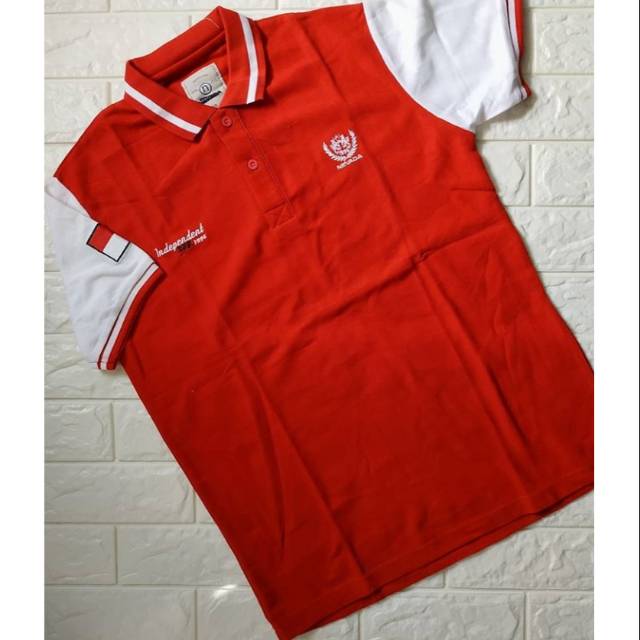 Kaos cowok Polo krah nevada murah 100% original brand