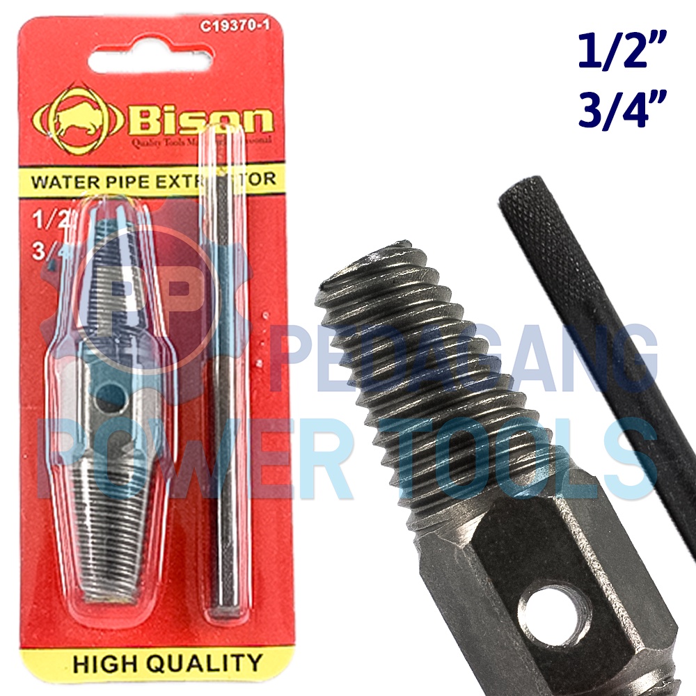 BISON ALAT CABUT PIPA KRAN RUSAK TAP BALIK SCREW WATER PIPE EXTRACTOR