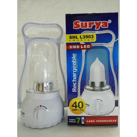 Lampu Emergency Surya SHL L-3903 Frosted