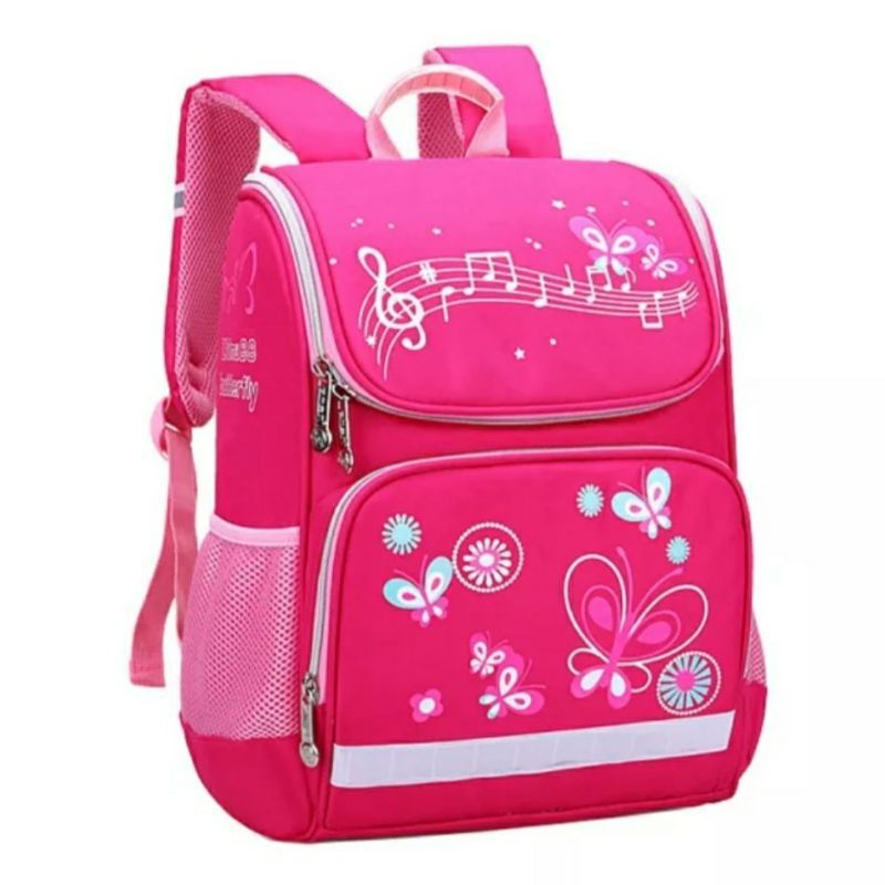 Trygo.id / Butterfly  - tas sekolah perempuan SD TK tas ransel