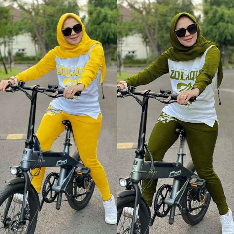 SET GOWES ZLQ EVERYDAY READY 8W / TRAINING SET MONIC / PAKAIAN WANITA / SETELAN MUSLIM WANITA