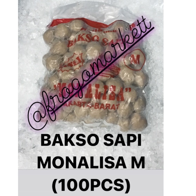 Bakso Sapi Monalisa M (Isi 100pcs)