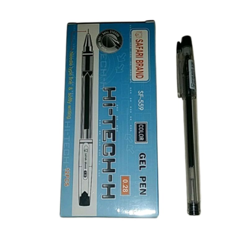 

BOLPEN / PULPEN / PEN GEL HITECH SAFARI SF-559 KETEBALAN 0.28MM