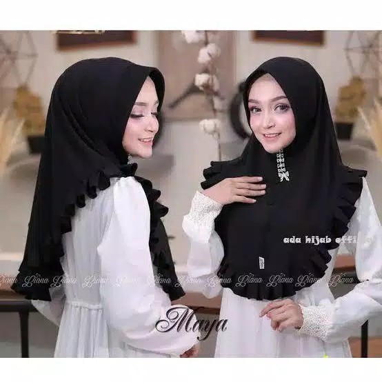 HIJAB INSTAN MAYA / JILBAB INSTAN RUMANA TERLARIS ORI DG