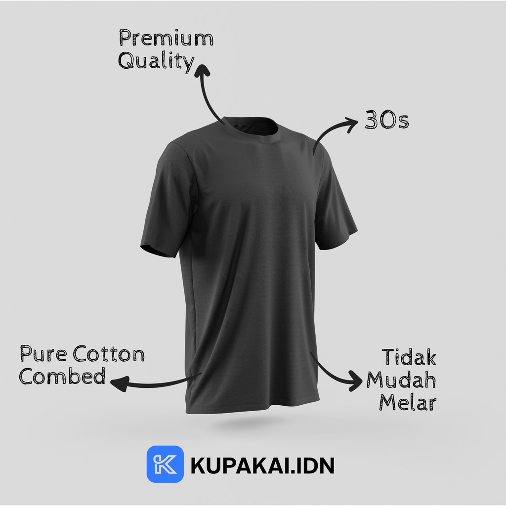 Baju Kaos Polos Hitam