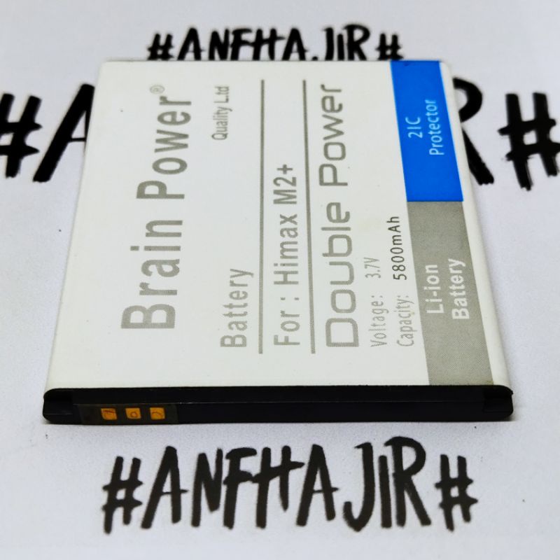 BATRE BATREI BATERAI BATTERY HIMAX M2+ M2 Plus M2Plus Y12 Y 12 Y-12 H50 H 50 BRAIN DOUBLE POWER (580