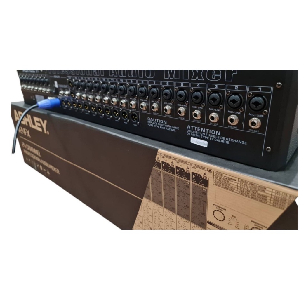 mixer ashley v24fx v24 fx v 24fx 24 channel original