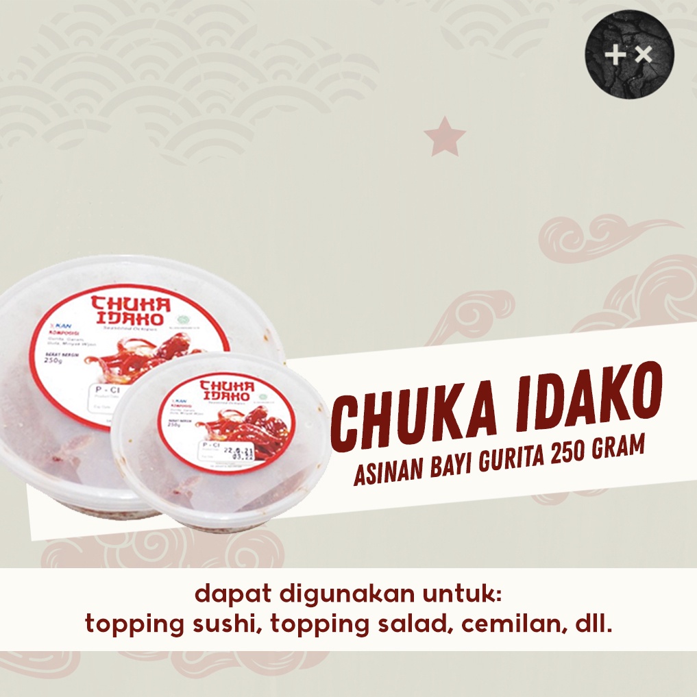 

Chuka Idako Frozen 200 gram Bayi Gurita Octopus Jepang