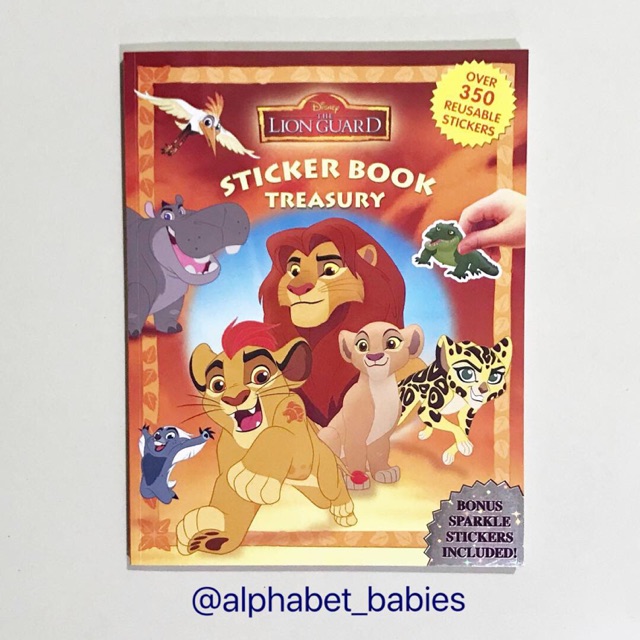 Sticker Book Treasury LION GUARD with Over 350 Reusable Sticker