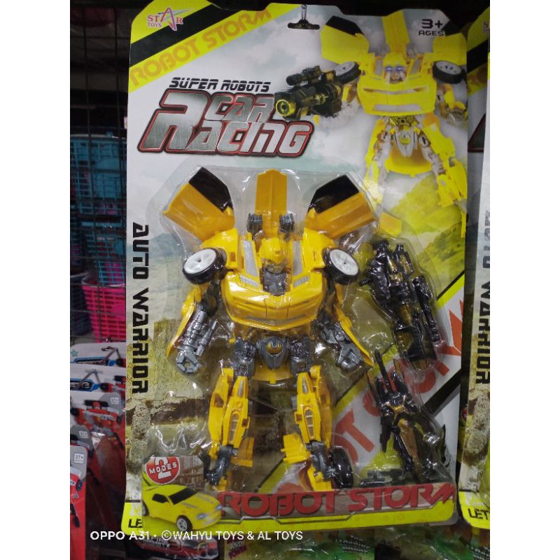 MAINAN ROBOT TRANSFORMERS BUMBELBEE MURAH