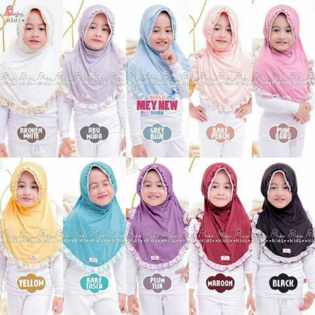 Miulan bergo meyda -jilbab jersey pet antem motif kerut samping rempel