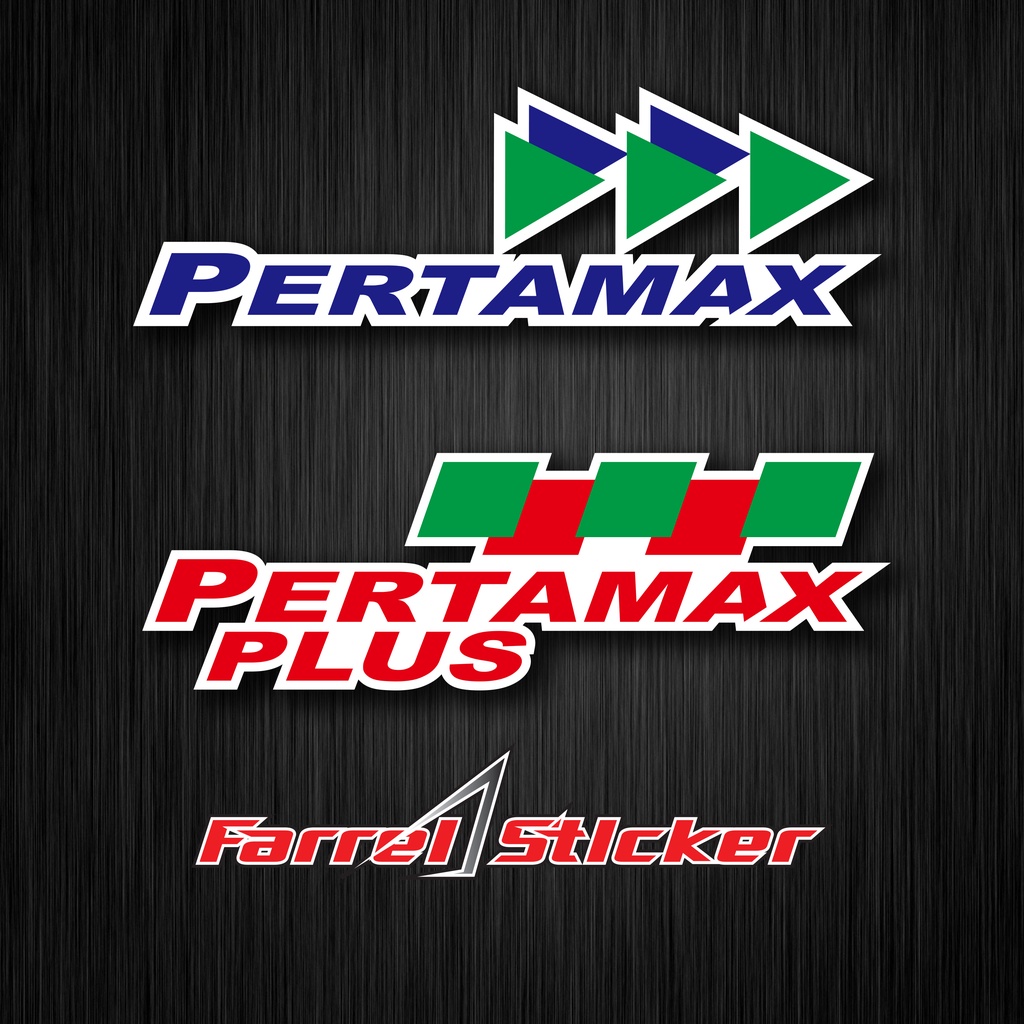 STIKER PERTAMAX sticker PERTAMAX PLUS