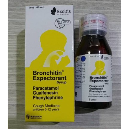 BRONCHITIN SIRUP EXPECTORANT 60ML OBAT BATUK BERSIN DEMAM