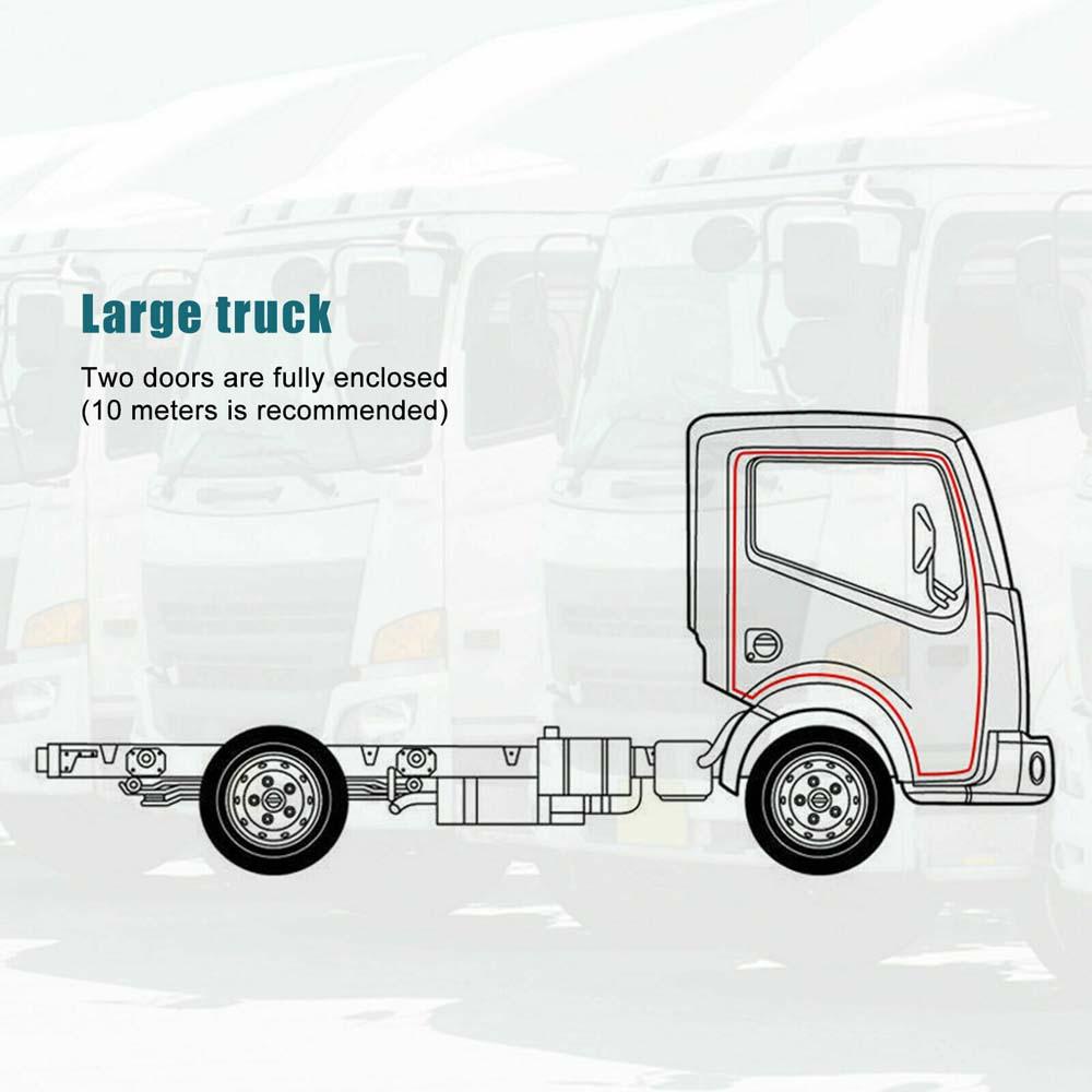 Lanfy Pelindung Tepi Pintu Mobil U-shape Noise Insulation Accessories Auto Roof Sealant Protector Edge Sealing Strips