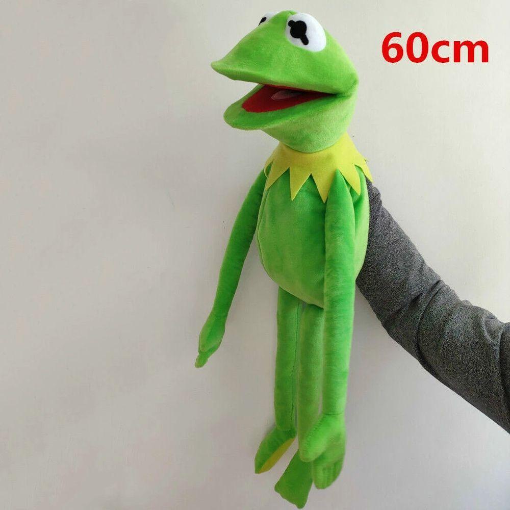 NEEDWAY Mainan Mewah Kodok Hadiah Ulang Tahun Wayang Tangan Lembut Sesame-Street16 /40 /60CM The Muppet Show