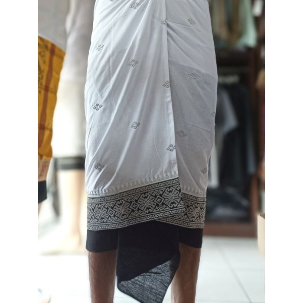 Saput Katun Bordir Putih Premium