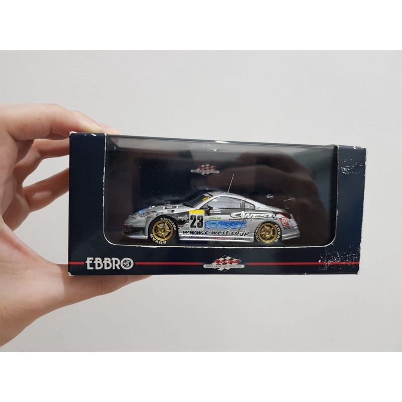 Diecast ebbro 1/43 nissan fairlady z cwest advan