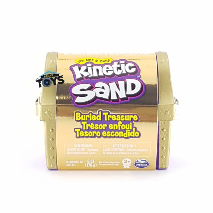 Jual Kinetic Sand Buried Hidden Treasure Playset 170gr Original Spin ...