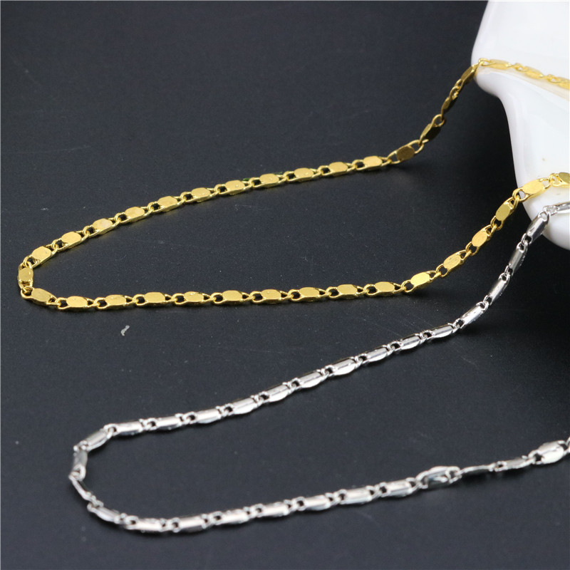 Women Fashion Stainless Steel Ankle Bracelets /  Girls Boho  Charm Chain Beach Anklet / Elegent Sliver Gold Colour Chain Ankle Bracelets