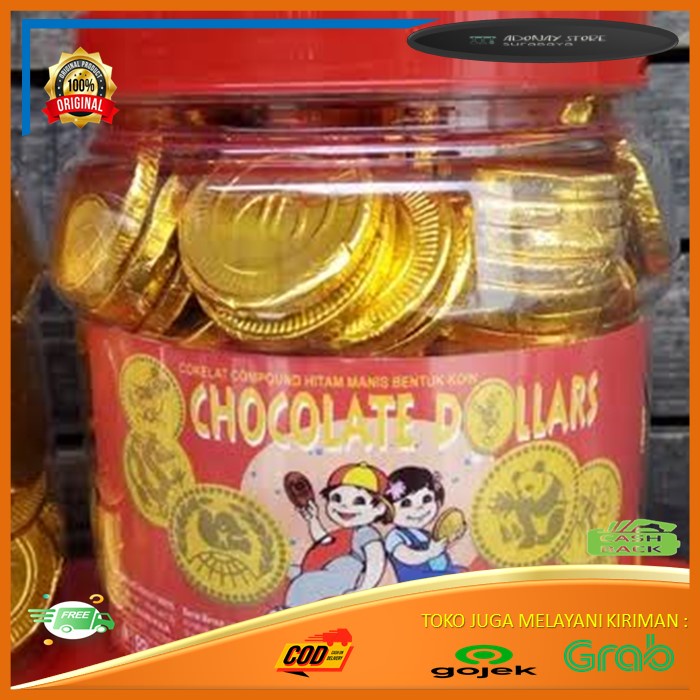 

Coklat Koin Emas Pusan ( chocolate dolar )-600gr