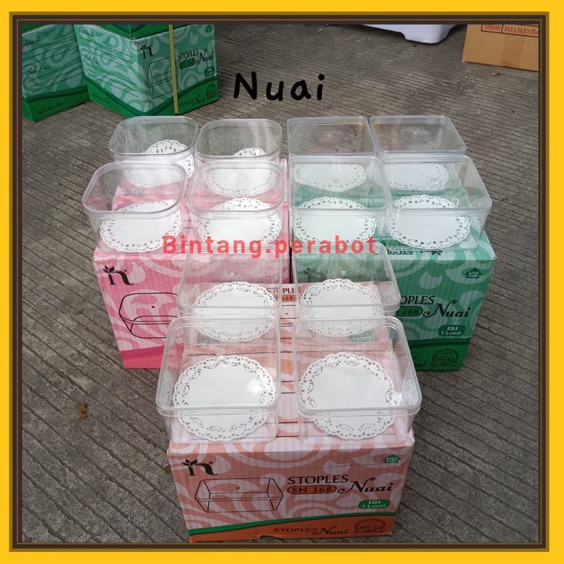 Toples Kue Kering / Toples Nastar 250 gram Nuai SN 268