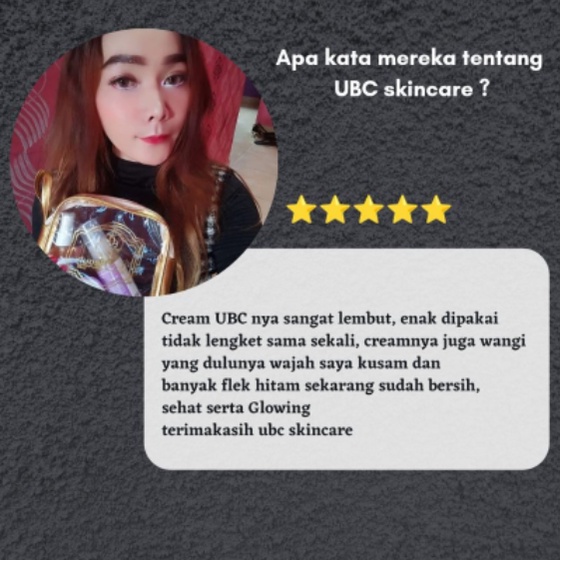 UBC Skincare Paket Glowing Bpom / UBC Cream Umi Al Fatih