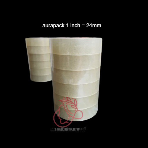 

SOLASI BENING AURA PACK 24MM X 72M 1 INCHI SETARA DAIMARU ISOLASI