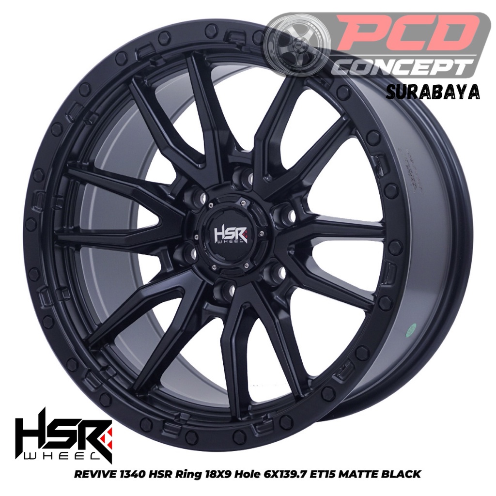 VELG MOBIL R18 PAJERO FORTUNER R18 REVIVE HSR R18X9 H6X139,7 ET15 |SMB