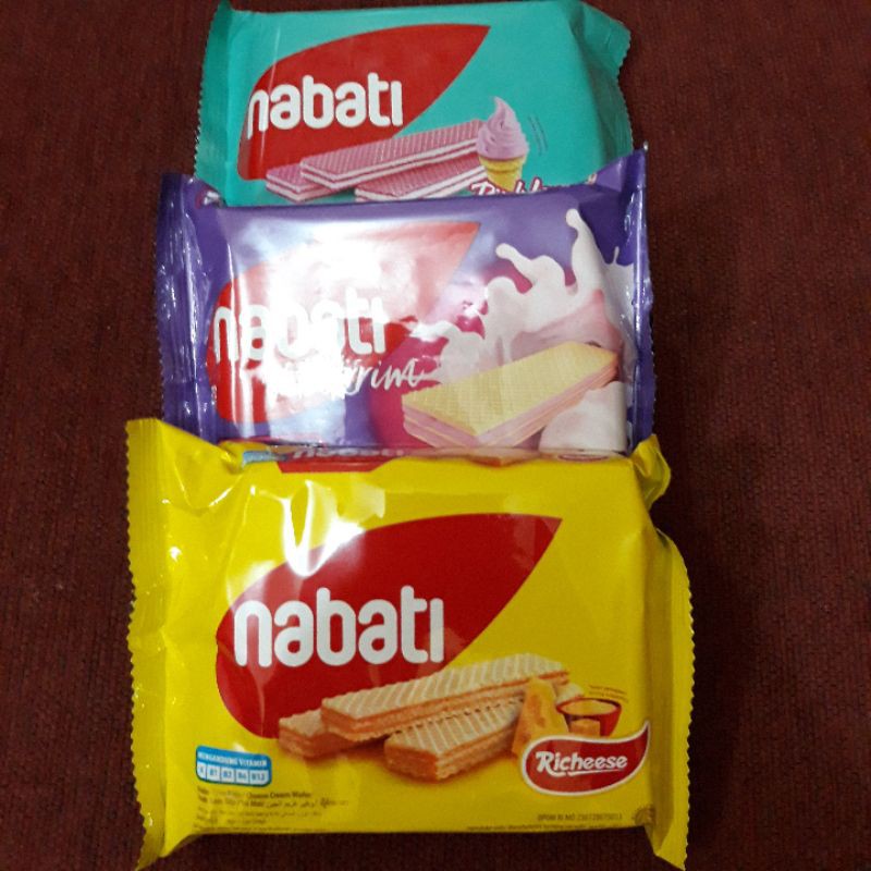 

Wafer Nabati| Rasa Vita Krim, Keju, Pink Lava