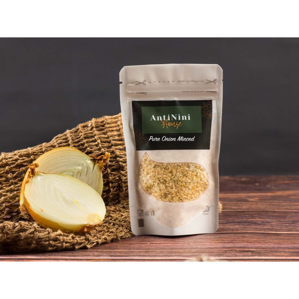 

Dried Onion Minced / Bawang Bombay Kering Cincang