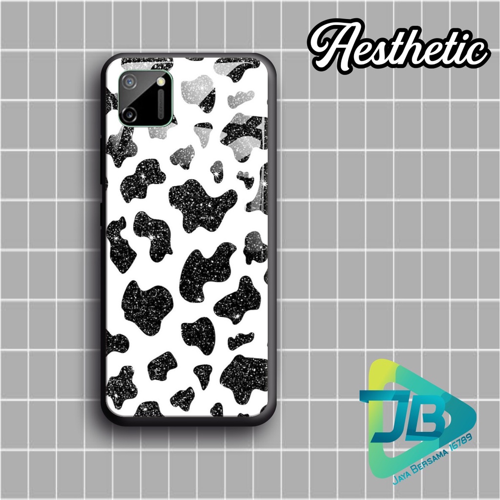 SOFTCASE BACK CASE GLASS KACA AESTHETIC OPPO VIVO XIAOMI SAMSUNG REALME IPHONE ALL TYPE JB5109