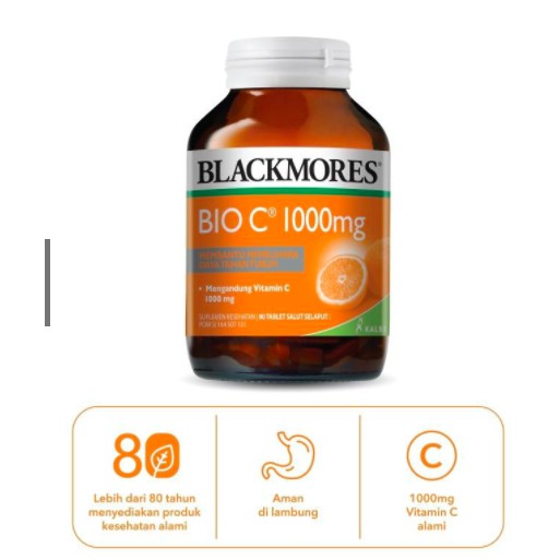 Blackmores Bio C 1000 Isi 90 Kapsul Shopee Indonesia