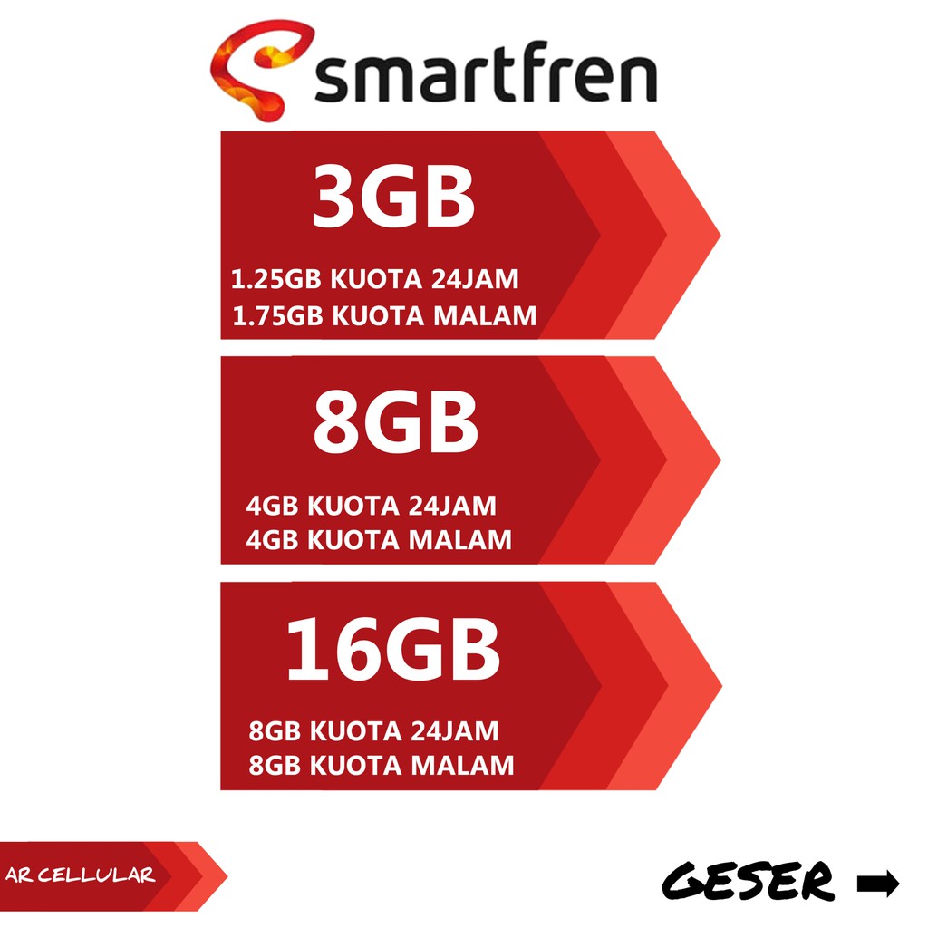 Paket Data Smartfren Unlimited Dan Paket Internet Smartfren Data Smartplan Kuota 1on Shopee Indonesia