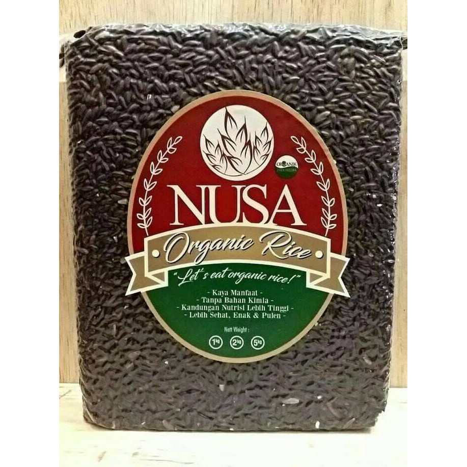 

BERAS- BERAS HITAM ORGANIK KUALITAS EKSPOR (BERSERTIFIKAT) 5KG -UNGGULAN.