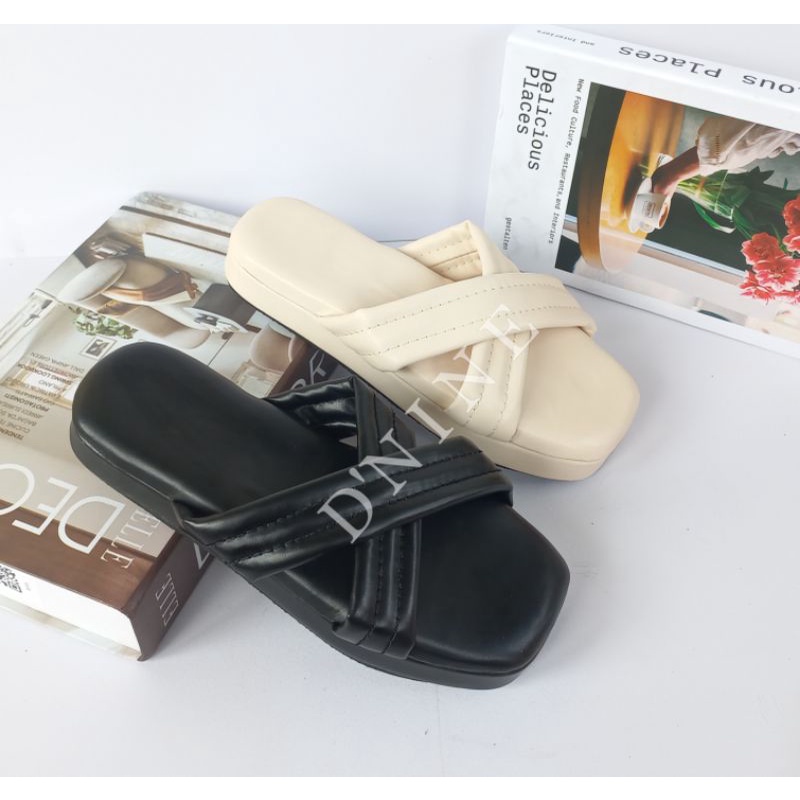 Sandal Wanita Sandal flatporm wedges  ringan dan empuk AR 06