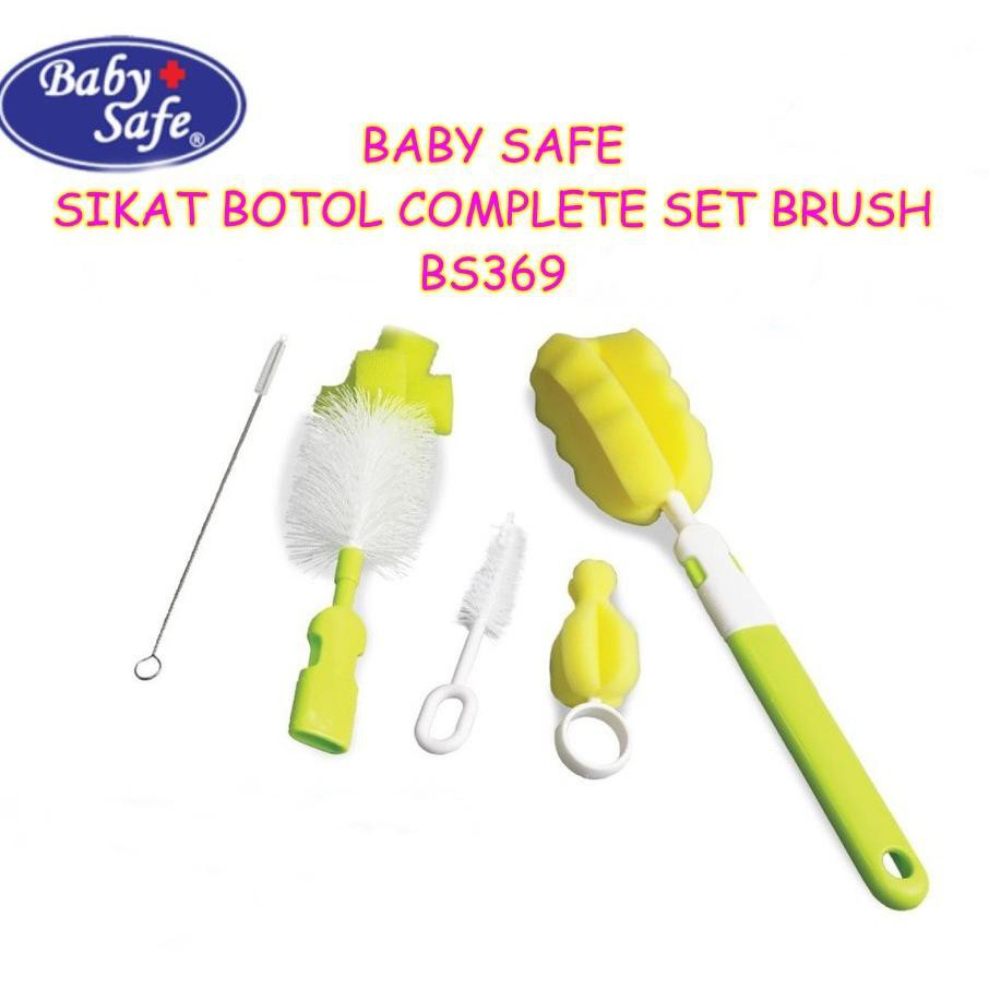 Babysafe BS369 complete set brush / sikat botol set