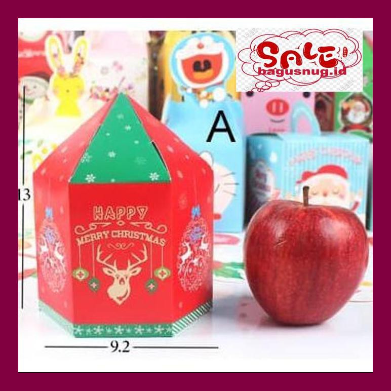 

Perlengkapan Natal -Ty- Christmas Present Gift Box 04 / Kotak Souvenir Hadiah Natal Segi Enam