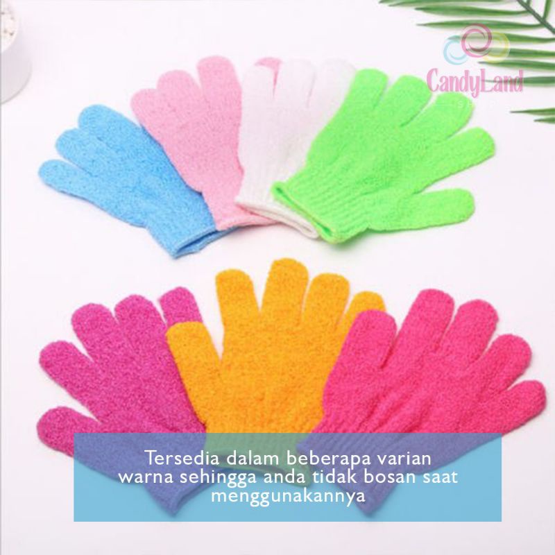 Sarung Tangan Mandi, Sikat Sarung Tangan Buat Badan / Body Scrub Glove