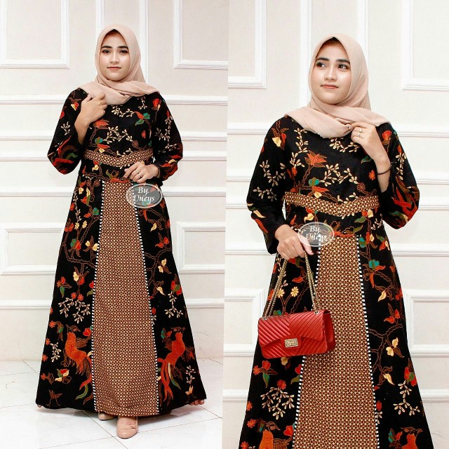 Maura Couple - Sania Ruffle Batik Couple Ori Ndoro Jowi Dnt | Bajumurah | Batiksolo