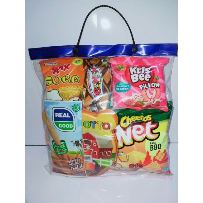 

Paket Snack ulang tahun/paket snack ultah/snack ultah/bingkisan ulang tahun/goodie bag