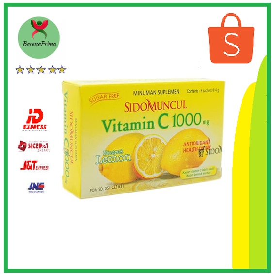 Vitamin C 1000 Lemon isi 6