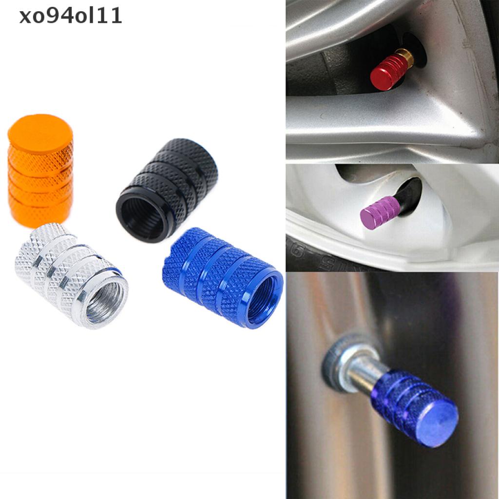 (hotsale) 4 Pcs Tutup Pentil Ban Mobil Bahan Aluminum Anti Debu