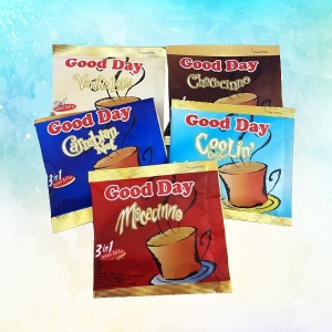 

GOOD DAY Coffee 1 Renceng Isi 10 Sachet 20gr gram Rasa Original / Mocacinno / Chococinno / Vanilla Latte / Carrebian Nut / Coolin / Freeze Mocafrio Minuman Bubuk Kemasan Minum Seduh Serbuk Instan Sachetan Renteng Rentengan Shoppa Corner Malang Jawa Timur