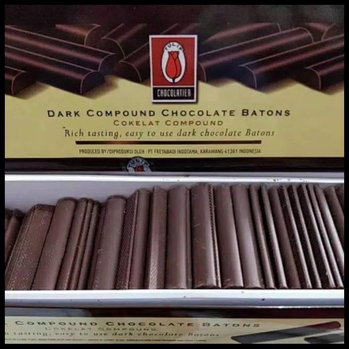 

TERBARUU!! Tulip Dark Chocolate Batons 1.5kg - Tulip Coklat Stik - Gosend/Grab TERBARU