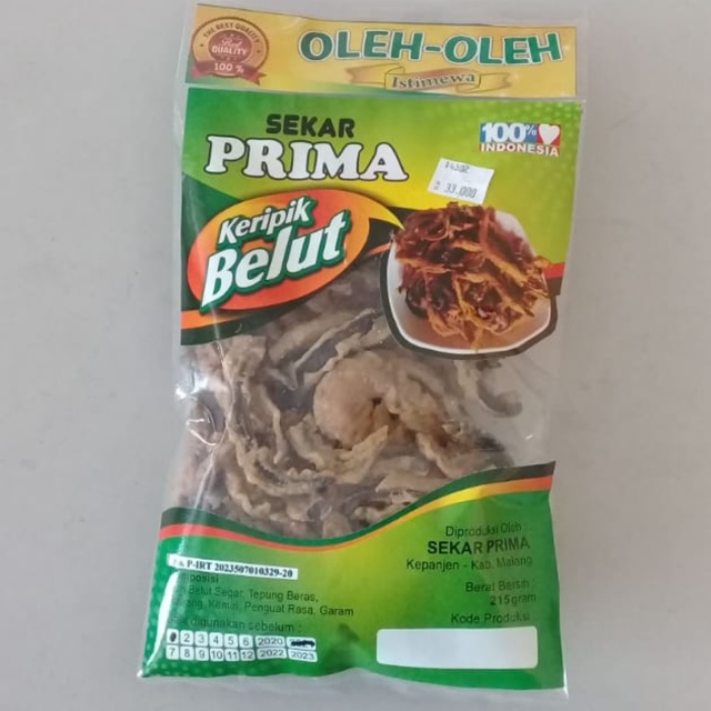 

Keripik belut 215gr