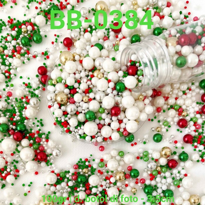 

BB-0384 SPRINKLES SPRINKLE SPRINKEL 100GR GOLD HIJAU MERAH NATAL PUTIH TERMURAH