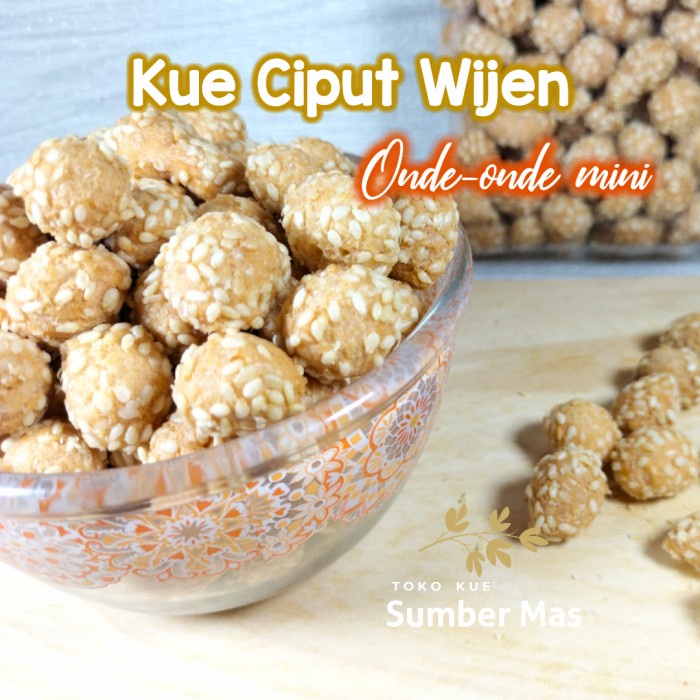 KUE CIPUT WIJEN ONDE MINI MANIS EKONOMIS - 125 GRAM - 10RB