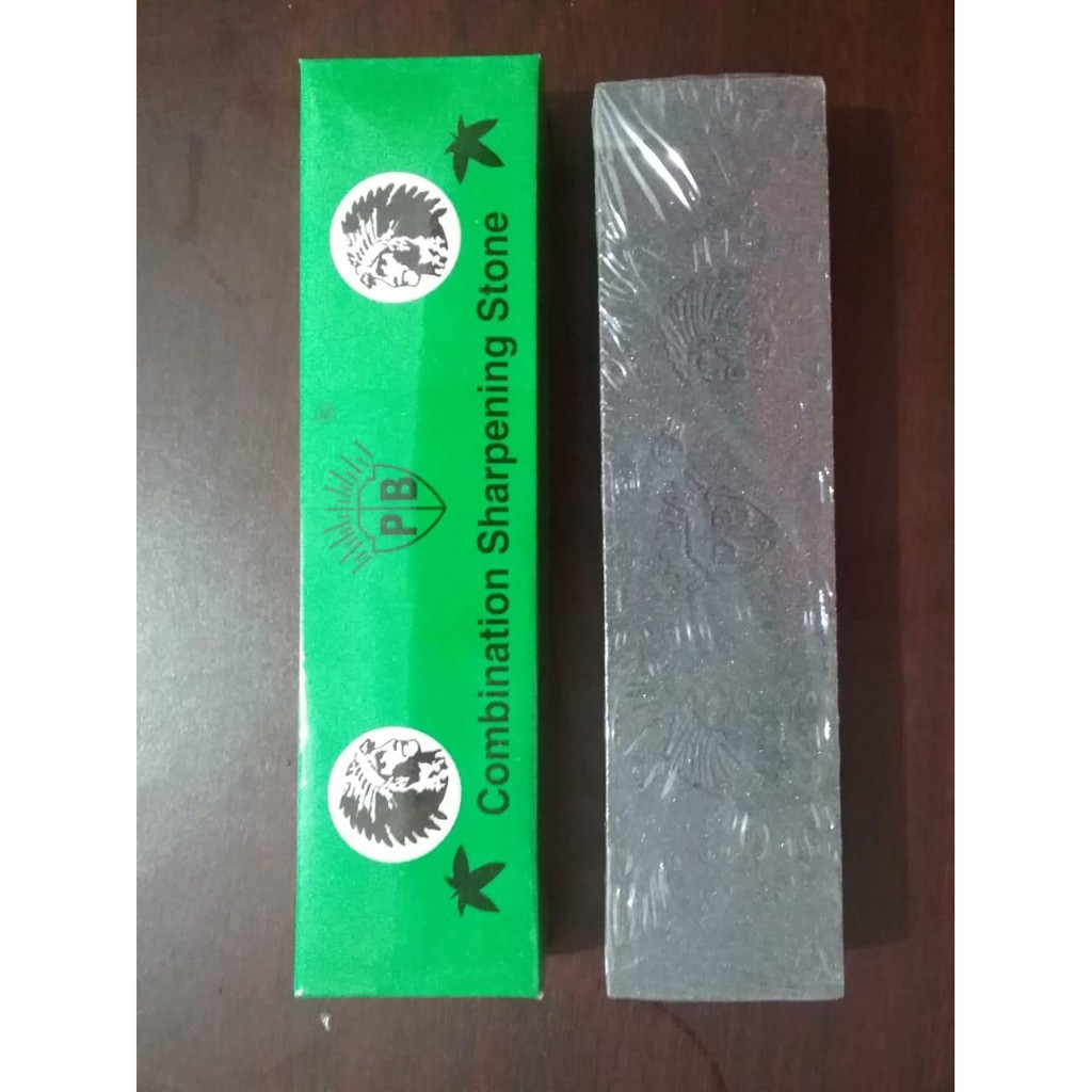 Batu Asah Pisau / Batu Penajam Pisau / Stone Sharpener 8 Inch DAYAK (Berkualitas Tinggi)